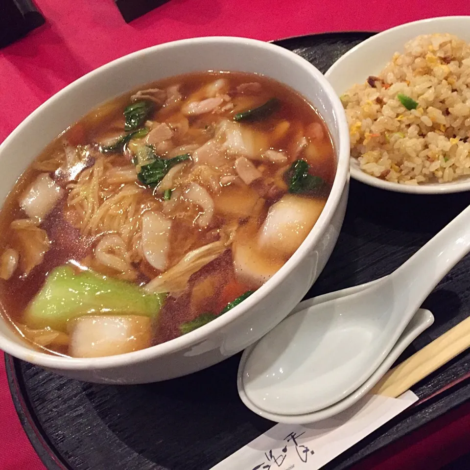 広東麺＋ミニチャーハン|純さん