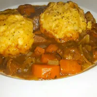 beef stew & horseradish dumplings|kazさん