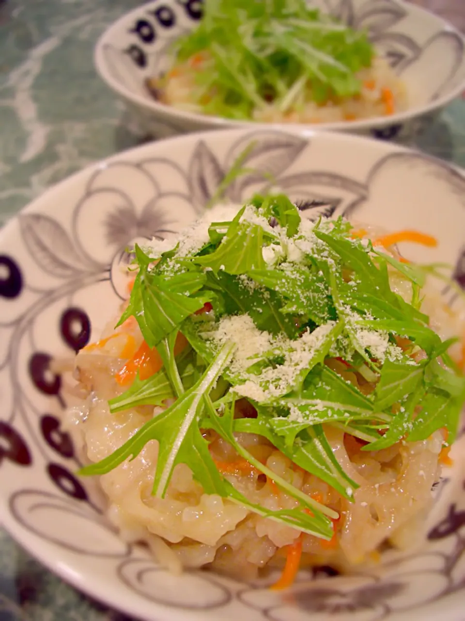 だしいらずの根菜リゾット|かつこさん