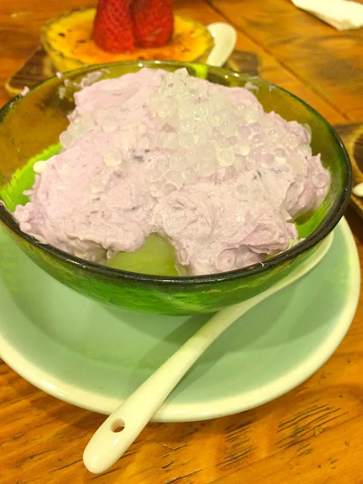 Sweet Tofu w/ Purple Potato Paste|willklhさん