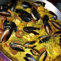 My version  of  "Paella" a Spanish  dish.|chawanda edwardsさん