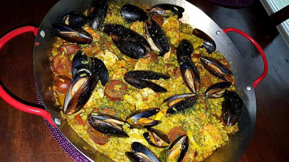 My version  of  "Paella" a Spanish  dish.|chawanda edwardsさん