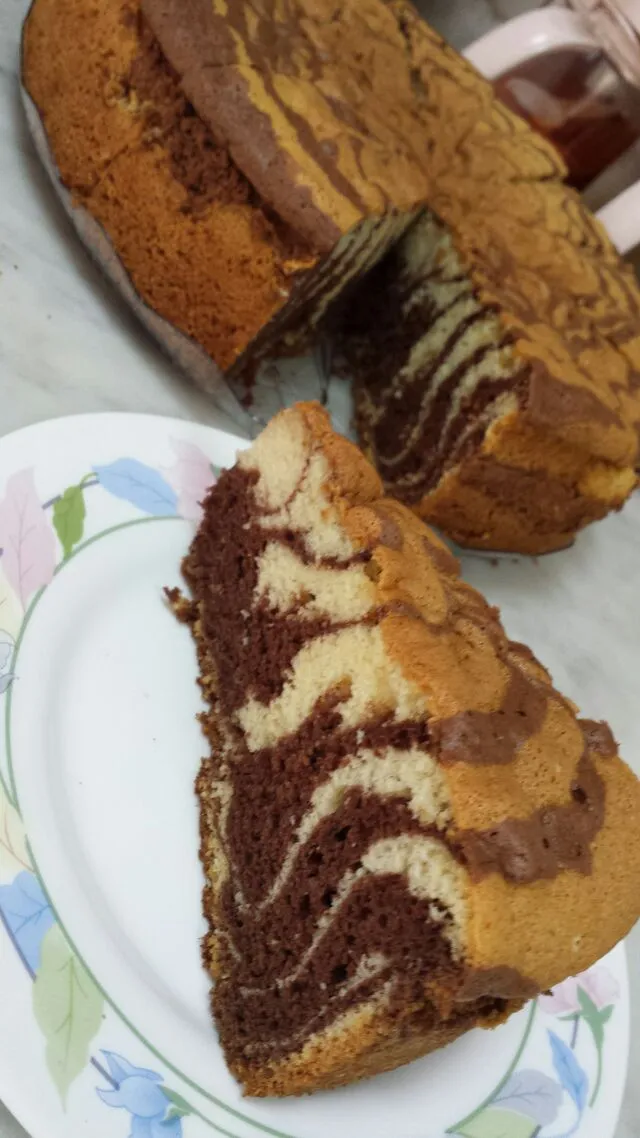 zebra chiffon cake|Sofie's Kitchenさん