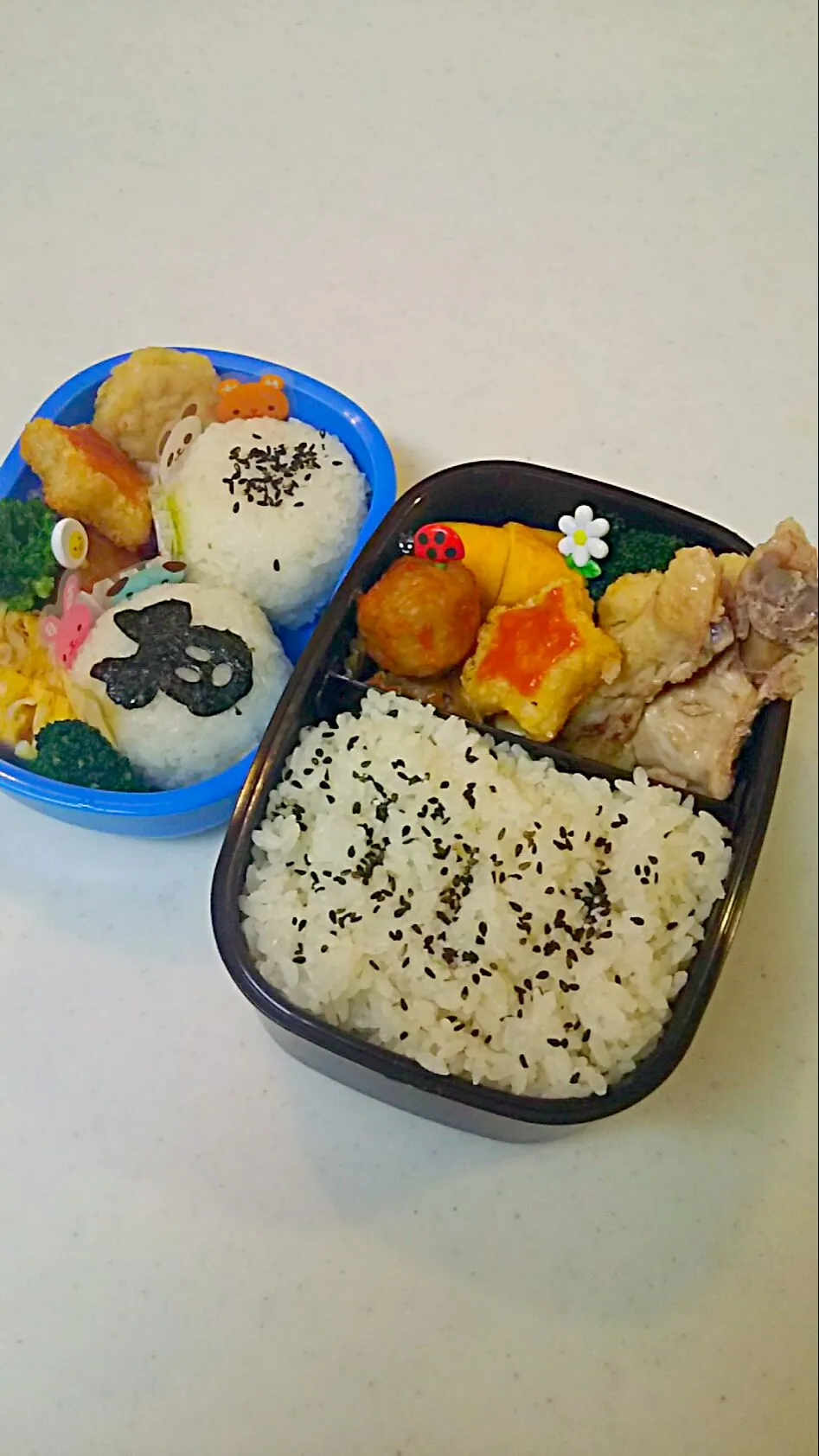 今日の長男弁当🍱と三男君弁当🍱🐧|Sayakaさん