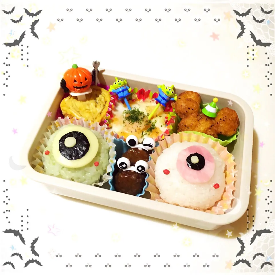 ハロウィン❤︎目玉おやじ&マイクにぎり弁当|Makinsさん