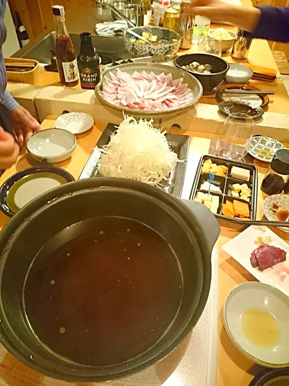 昨日は 友人の陽子さん、職場の陽子さん、私 陽子のトリプル陽子で飲み会～
鰤しゃぶです♪|yokoさん