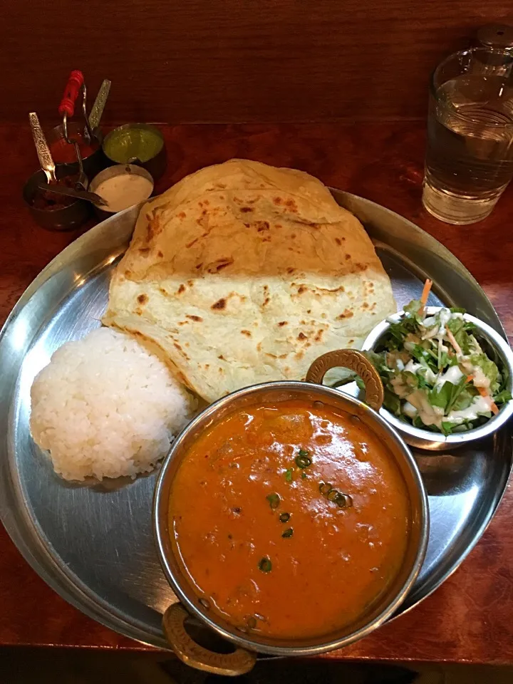 アーンドラ風ジンジャーチキンカレー（赤唐辛子とショウガの効いた辛口チキンカレー）@マドラスミールス|カリー仙人さん