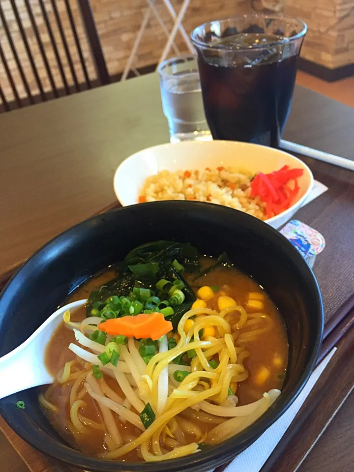 ミニ味噌ラーメン&ミニチャーハンセット|wildcat山猫さん