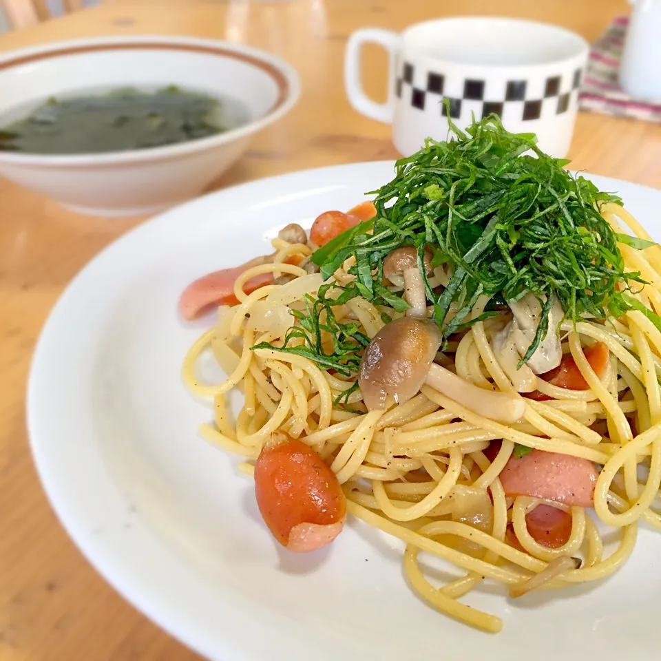 Snapdishの料理写真:和風パスタ|sakyu☆さん