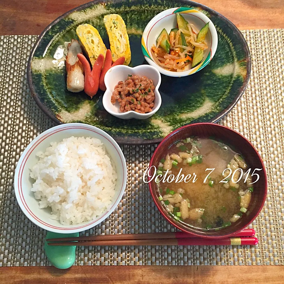 Snapdishの料理写真:朝ごはん 2015・10・7|ローゼルさん