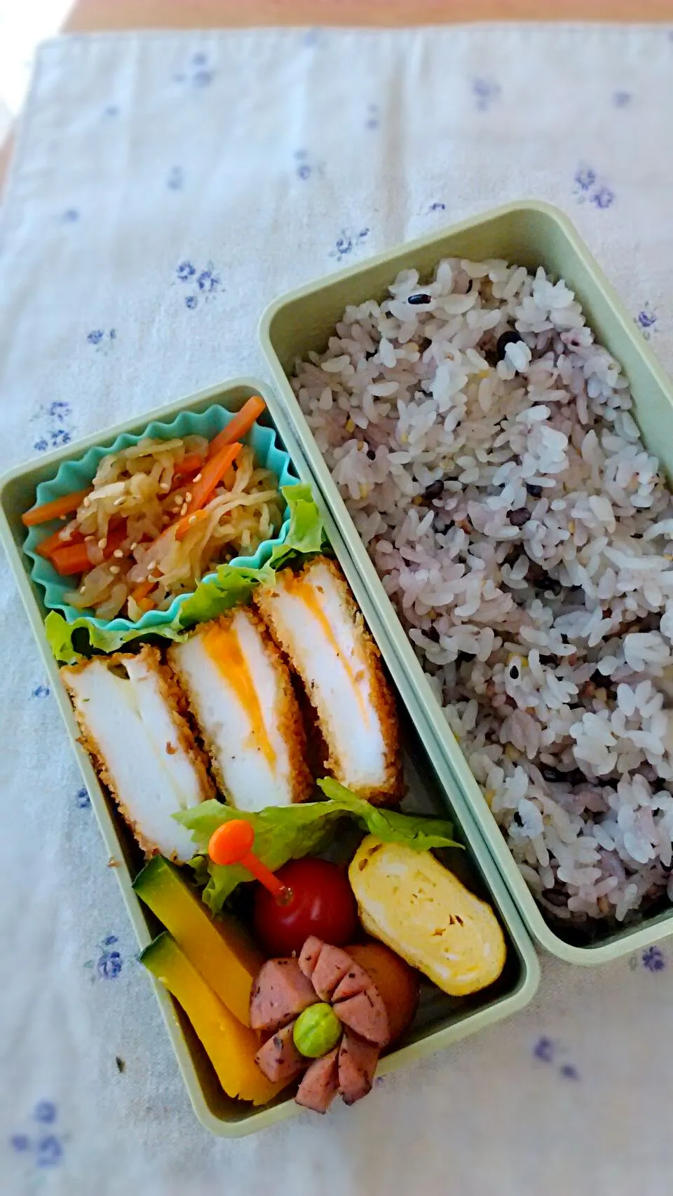 10月29日の娘弁当♪はんぺんフライ弁当＊|ノリティアさん