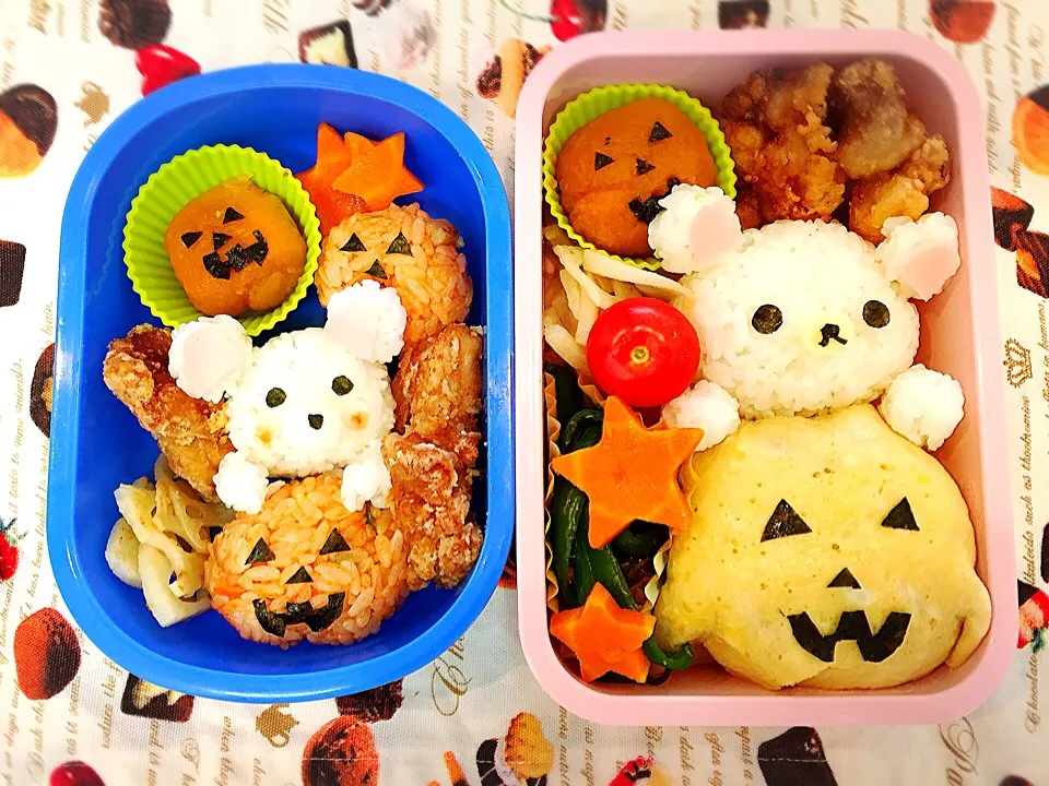 Snapdishの料理写真:幼稚園と小学校遠足お弁当☆|makoryuneさん