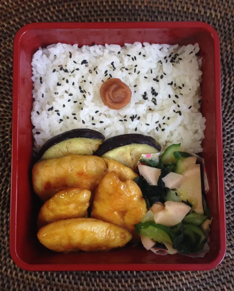 ささみのカレー醤油弁当|*なおみん*さん