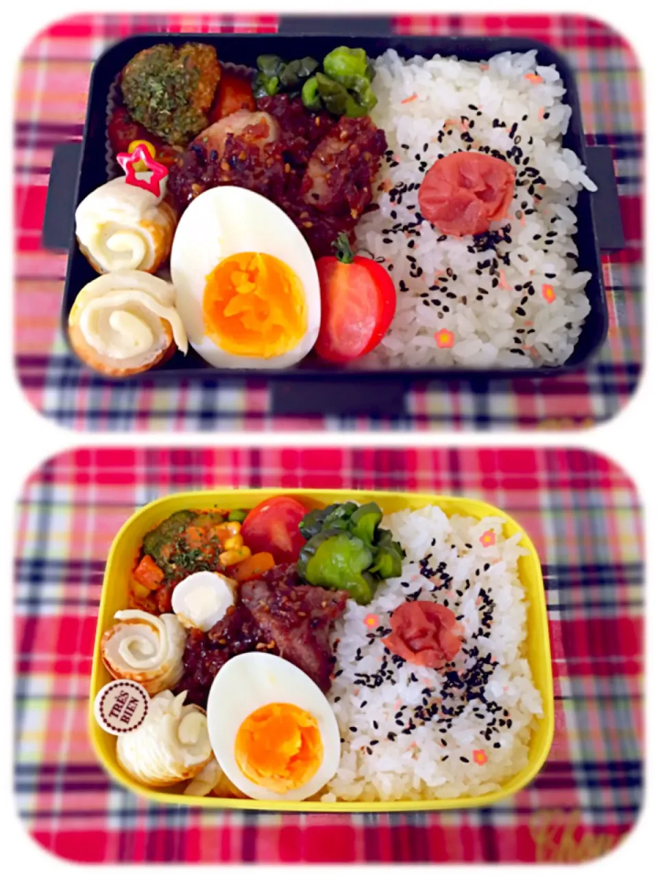 10/8ふたりぶん.お弁当♡|つんさん