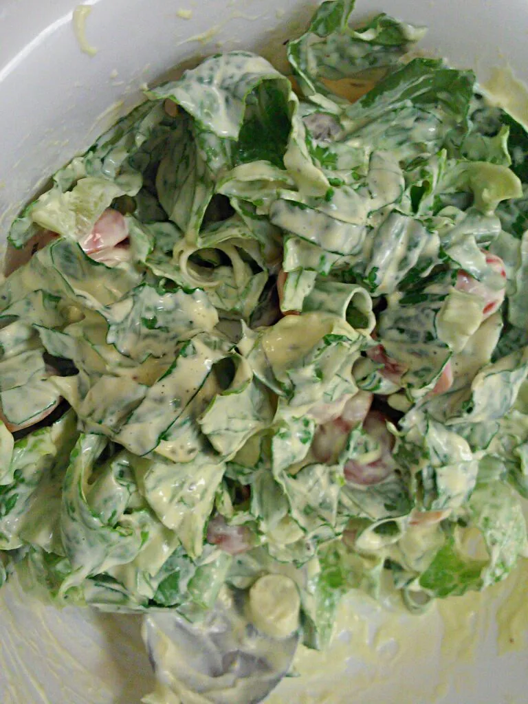 Romaine mustard salad|Benjamin Rimorin Jr.さん