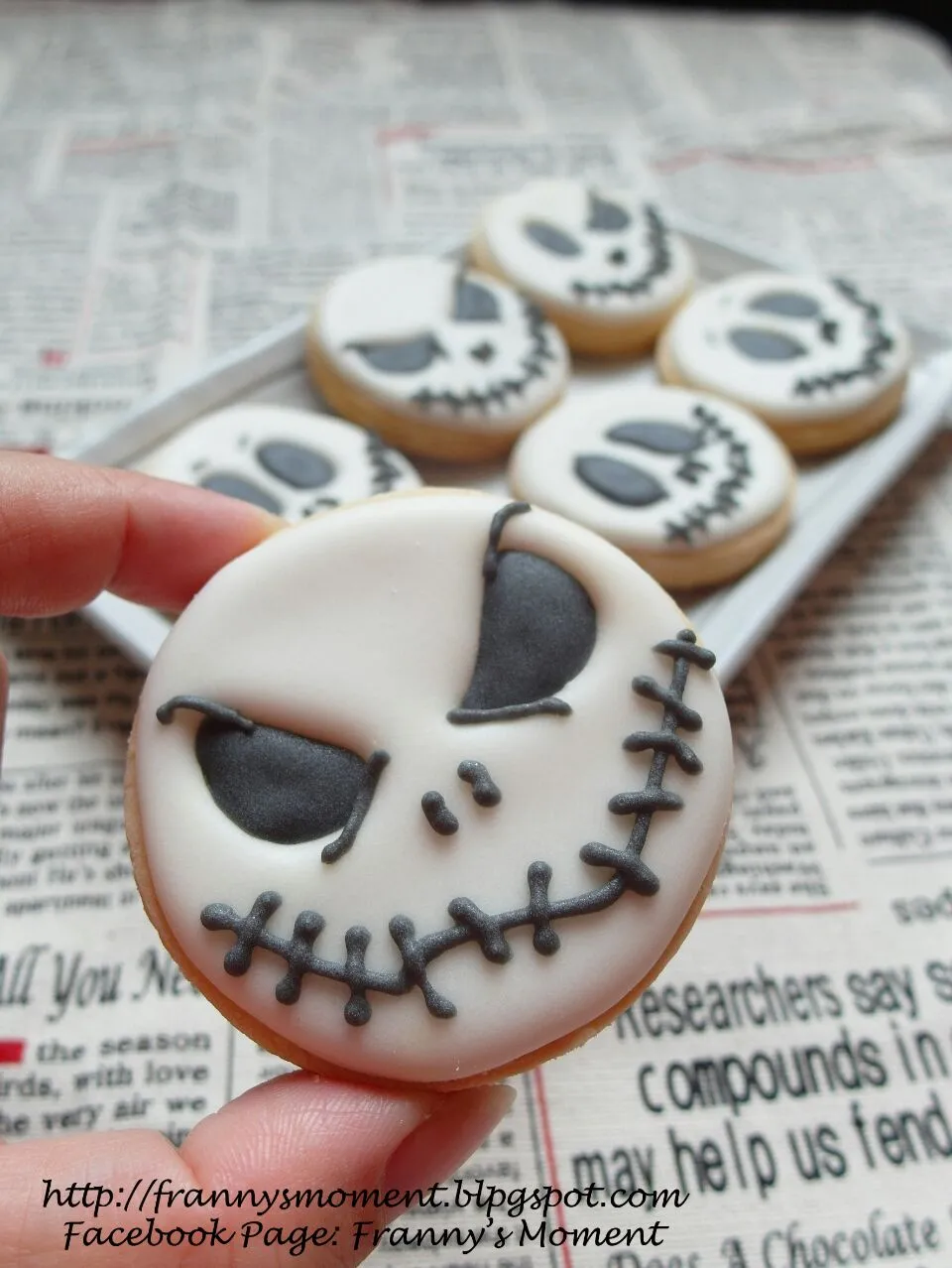 icing cookies - the nightmare before Christmas|Frannyさん