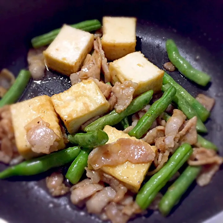 Snapdishの料理写真:豚肉豆腐|ゆんみさん