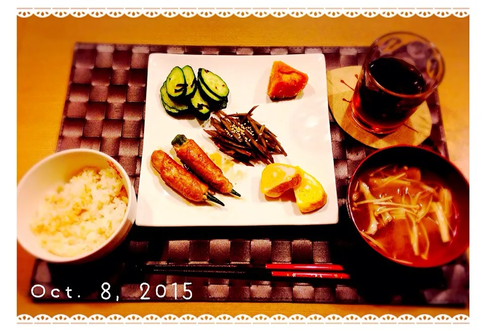 2015.10.8 夕飯|Megumi Saitoさん