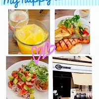 Snapdishの料理写真:いざ！鎌倉♡btnonちゃんとランチデート ✨
clearwater　cafe＆grillにて☆