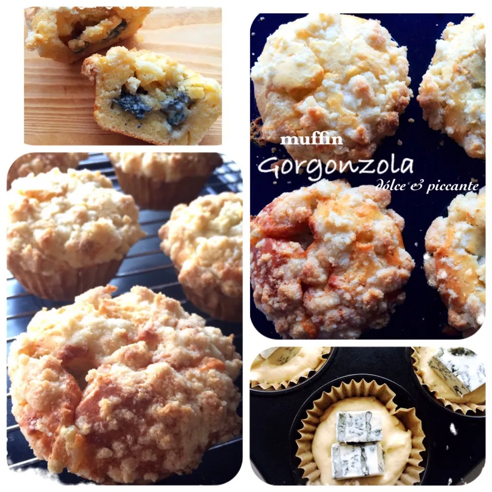 Gorgonzola muffin の 中♡|cheesaltさん