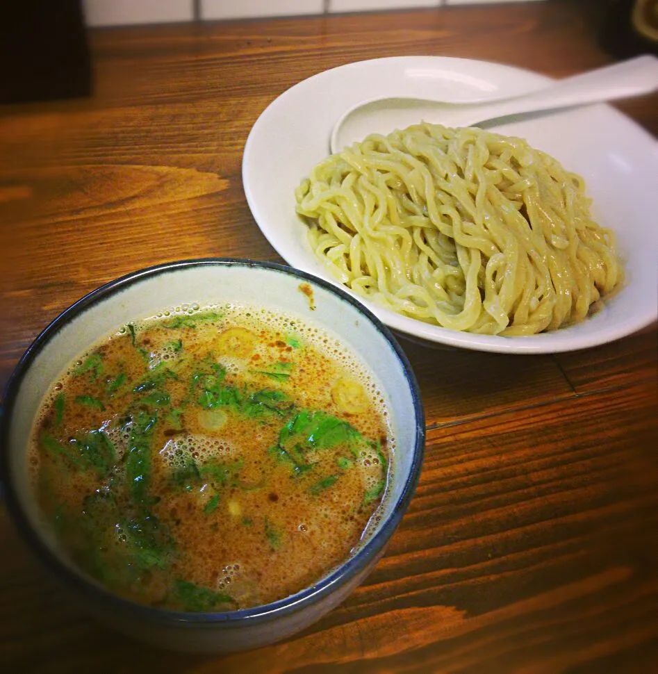 海老白湯つけ麺|よちやまさん