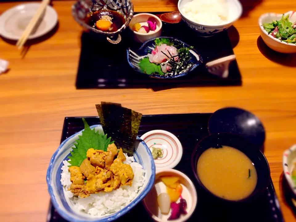 鯛めしとウニ丼！今日は私を徹底的に甘やかす！|とラさん