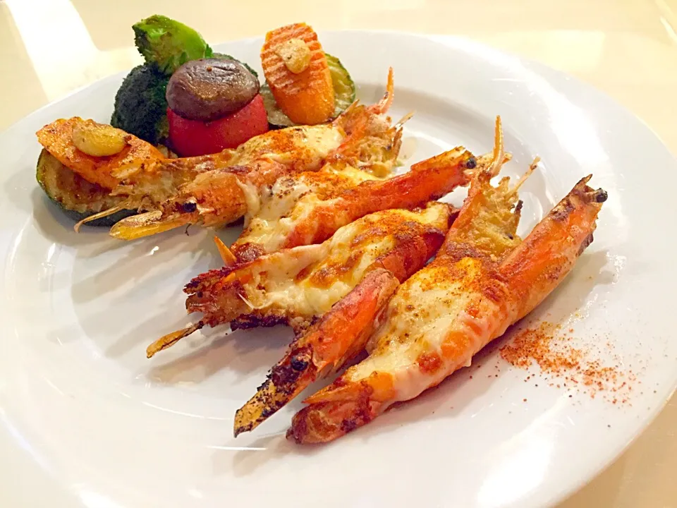 Baked River Prawn with Cheese|Obeoom Jumsai Na Ayudhyaさん