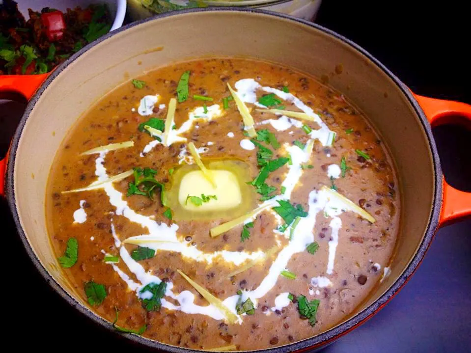 Snapdishの料理写真:Dal makhni! Black lentils slow cooked for a long time in cream and butter.|gayatri singhさん