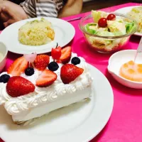 Snapdishの料理写真:息子Halfbirthday♡|ちゃんしーさん