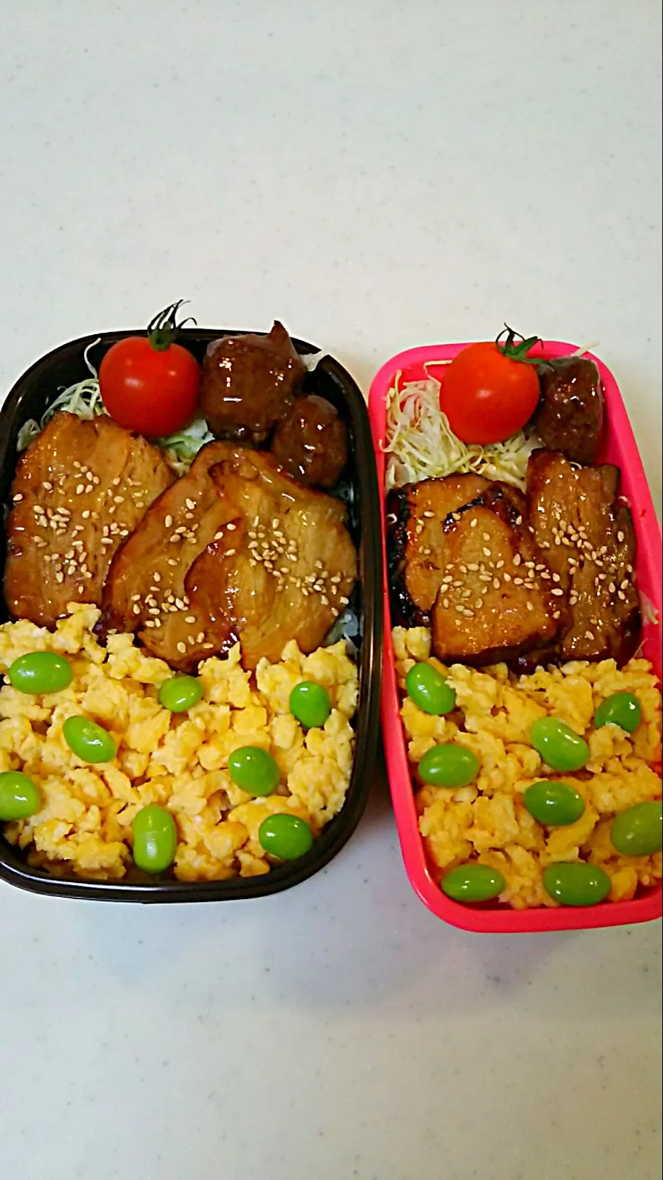 今日の長男弁当🍱と私弁当🍱〰💃|Sayakaさん