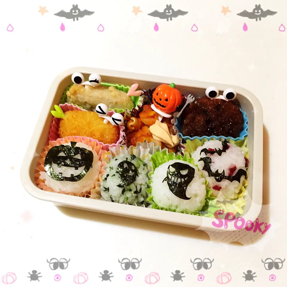 ハロウィン❤︎プチにぎり弁当|Makinsさん