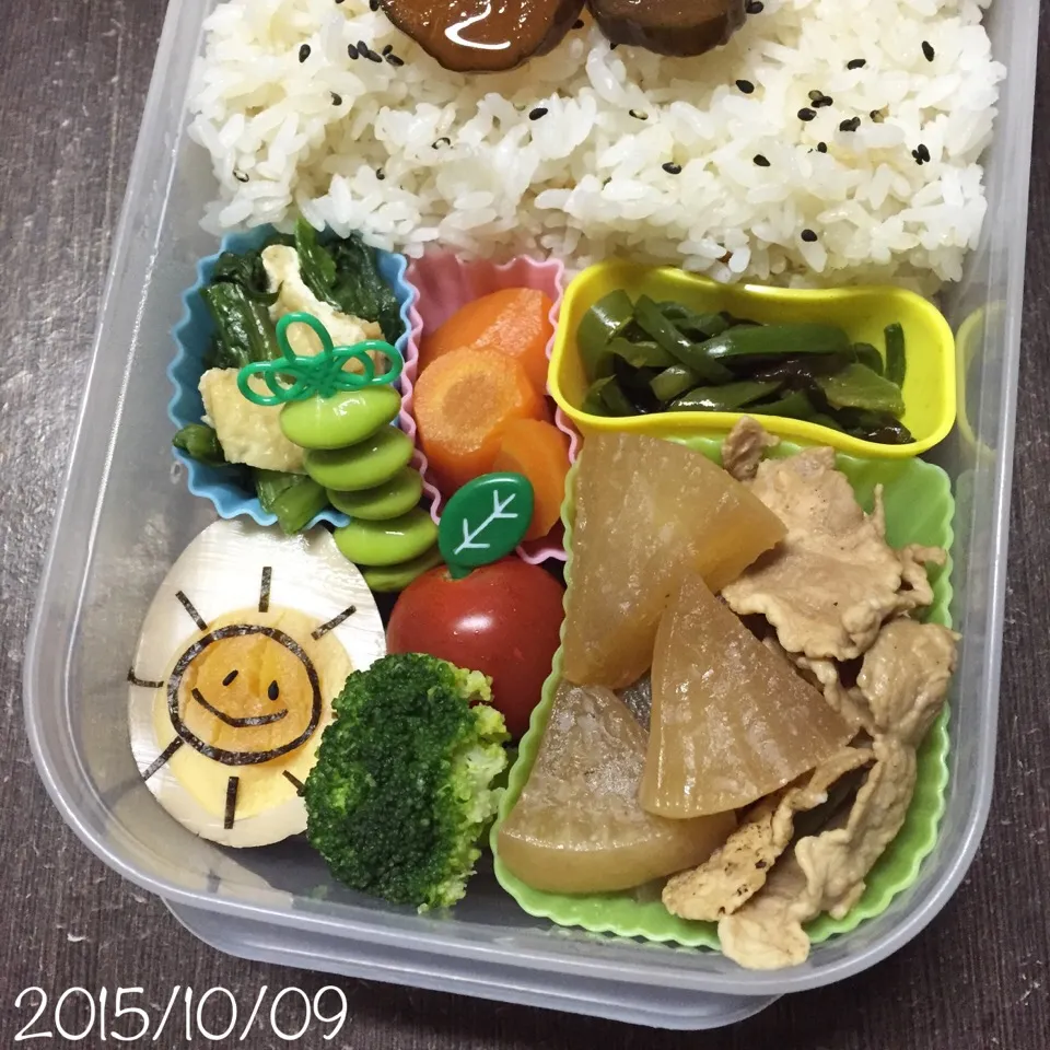 10/09お弁当⚘ᗾᐝ|ふくろう女子さん