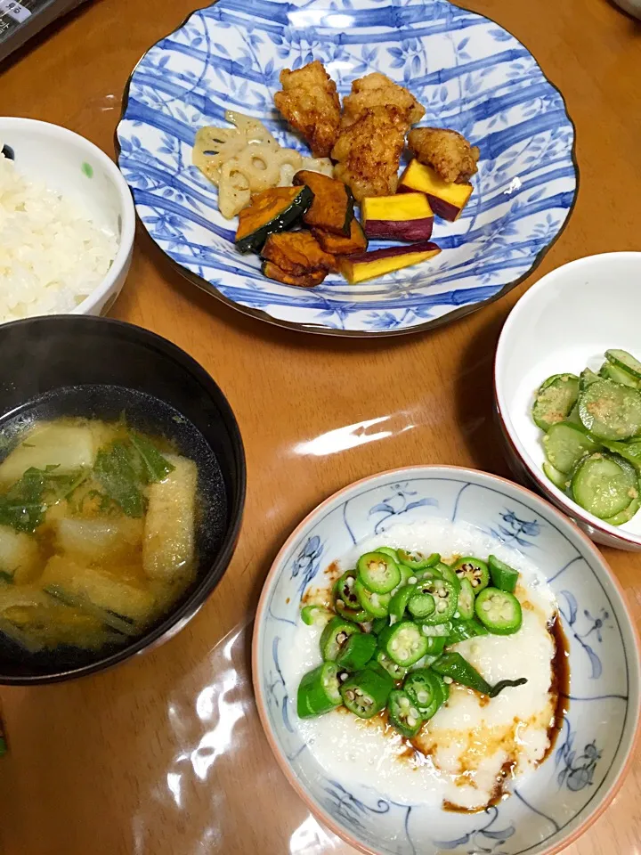 朝食 鳥の天ぷら|Sawaさん