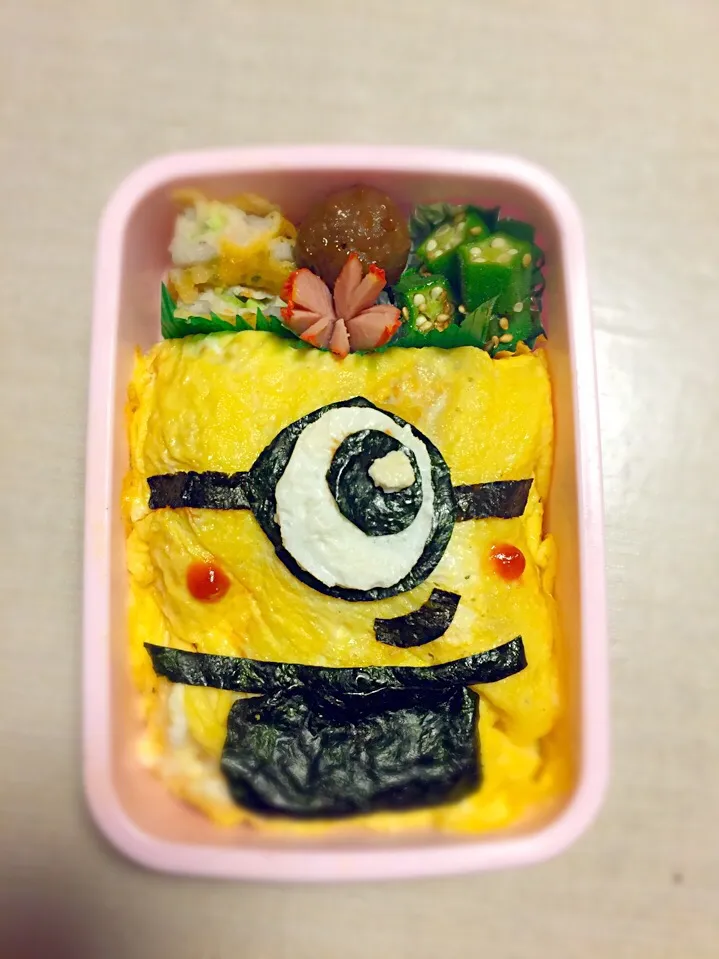 Snapdishの料理写真:キャラ弁🍱ミニオン！|nさん