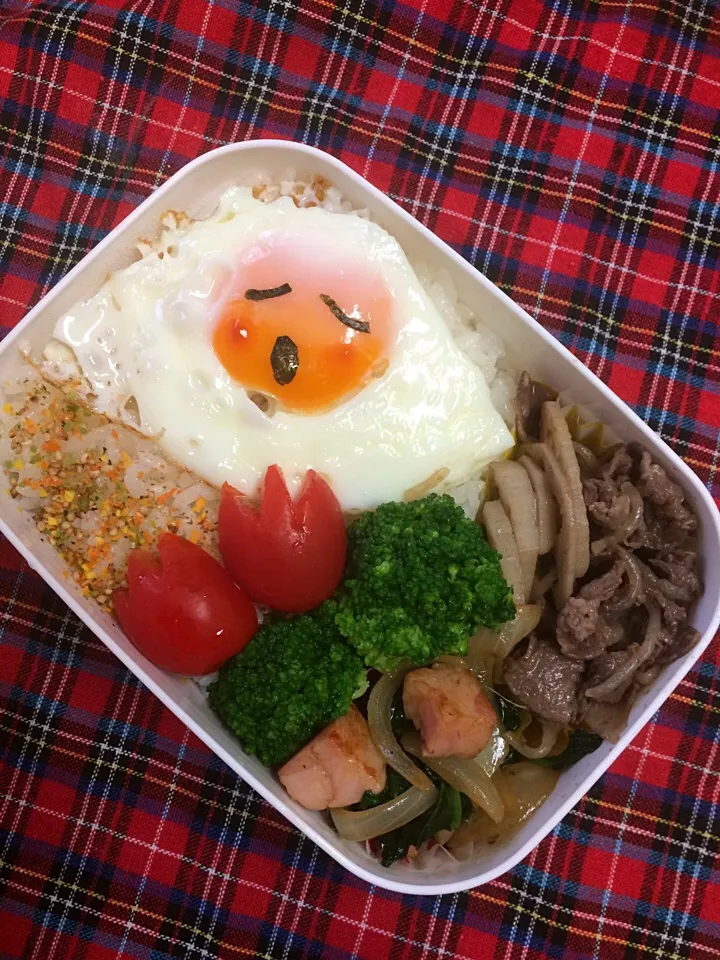 息子のお弁当〜♪|kiyomiさん