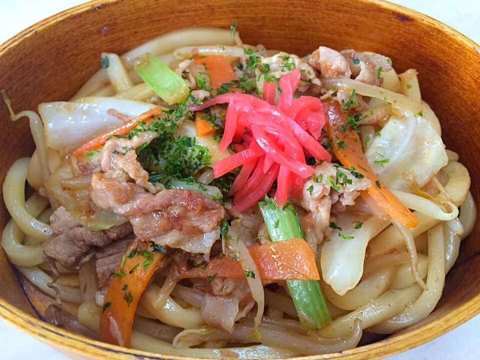 今日の男子弁当 焼うどんだよぉ〜♬|Booパパさん