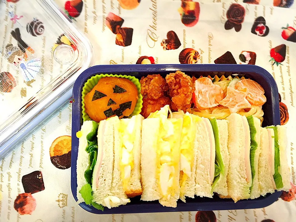 Snapdishの料理写真:サンドイッチ遠足お弁当☆|makoryuneさん