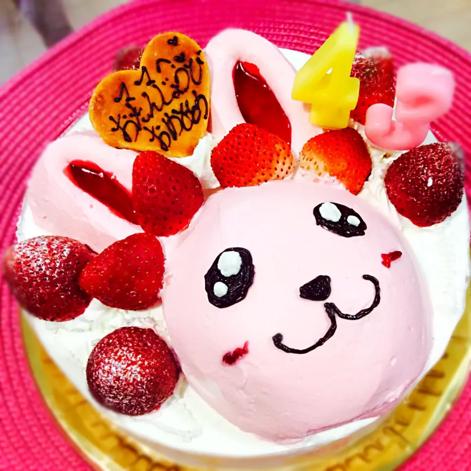 ママの誕生日🎉  のケーキ|りりーさん