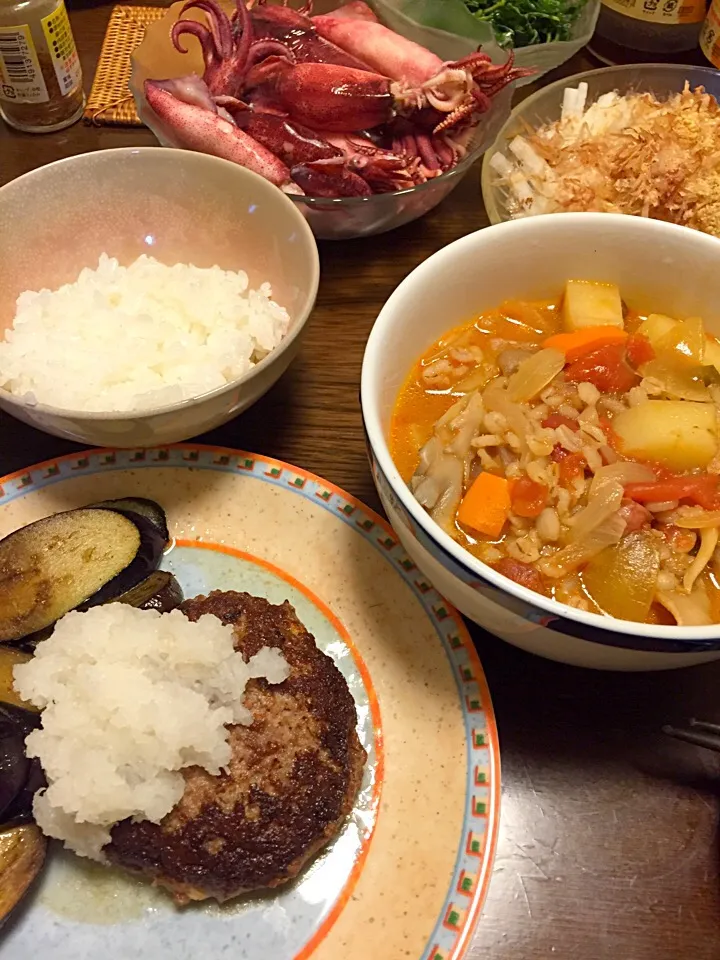 Snapdishの料理写真:お夕飯です|江口亜梨子さん