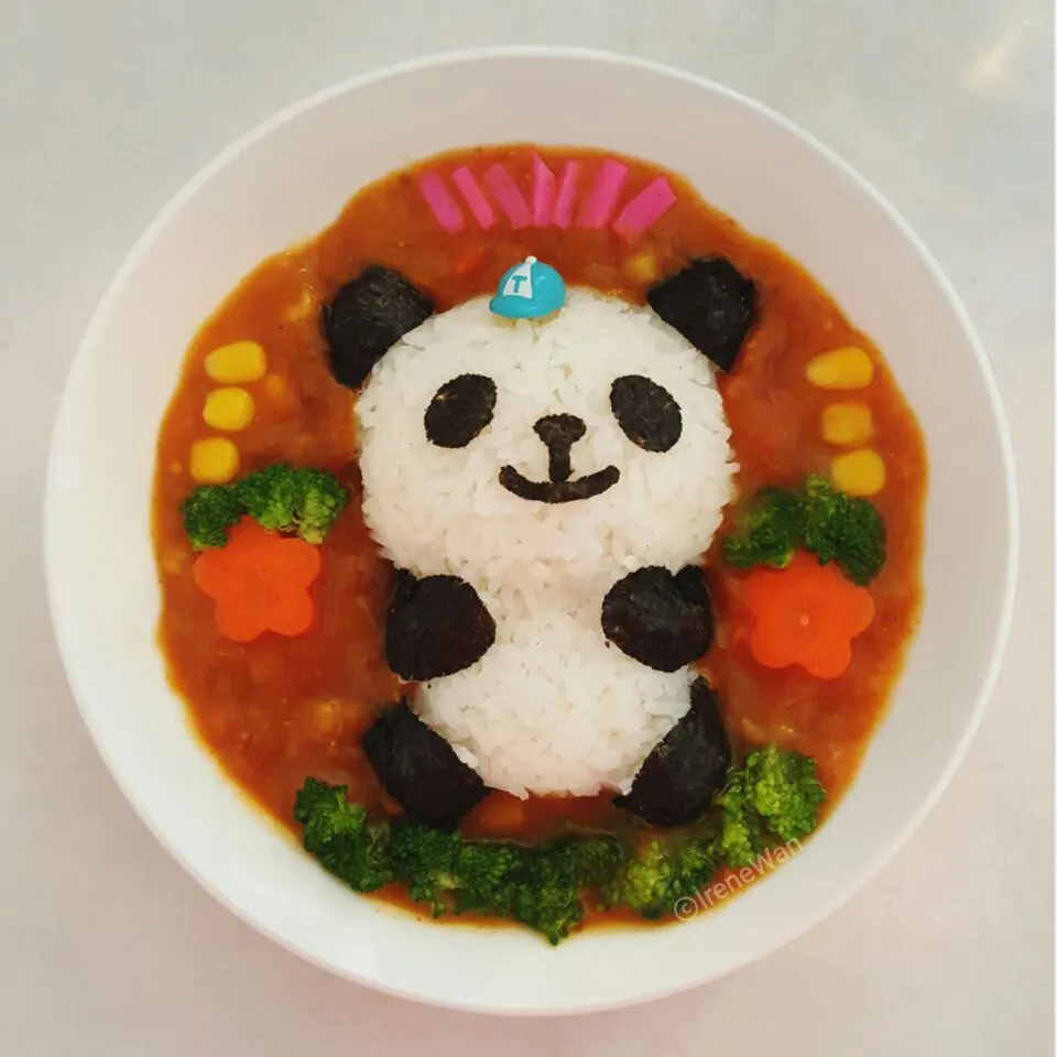 🌸🌸か “わ“ いい カレー パンダ🌸🌸Kawaii Curry Panda 🍛🐼 ლ(❛ᴗ❛ ლ)🌸|Ireneさん