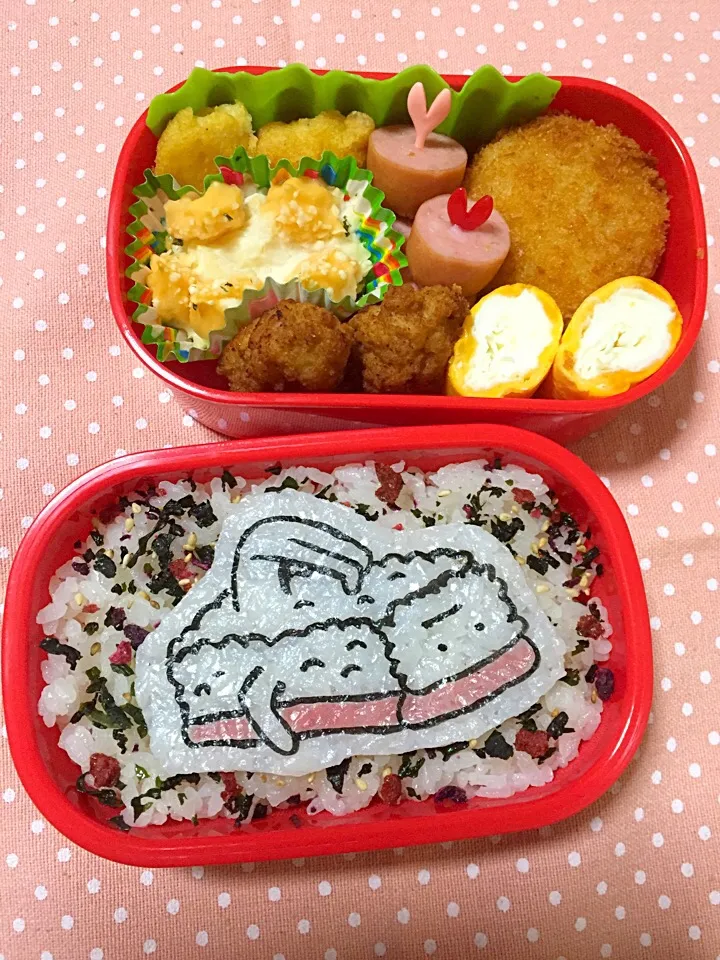 Snapdishの料理写真:JC部活弁当 寿司くん|namimoさん