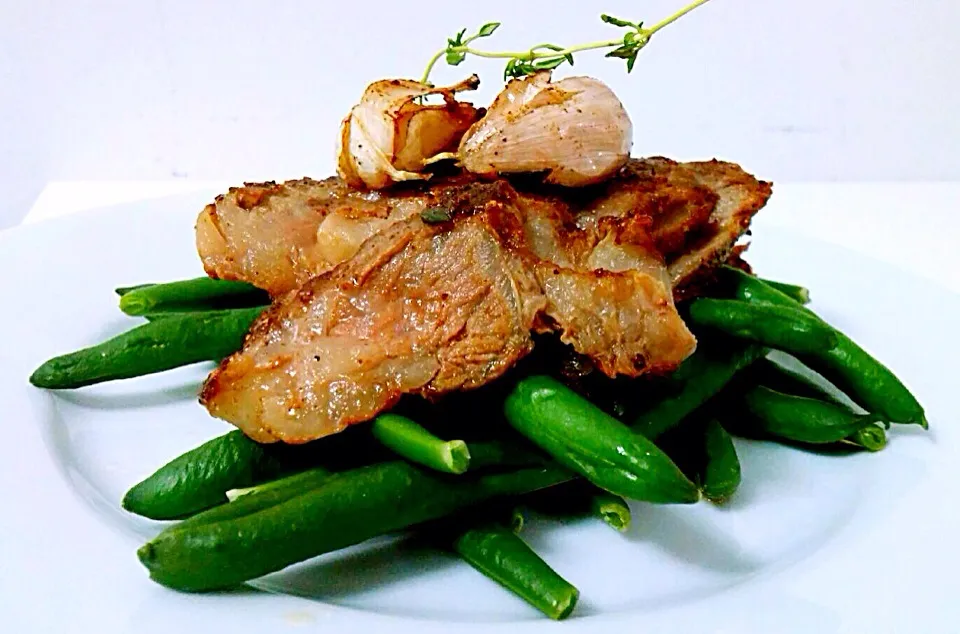 Steak with string beans|Mich Liowさん