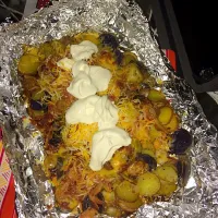 Snapdishの料理写真:Grilled potatoes with bacon and cheese|ablasek17さん