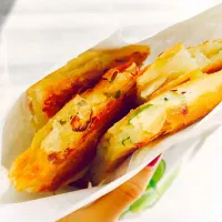 vegan onion pancake from local organic market|Jadeliciousさん