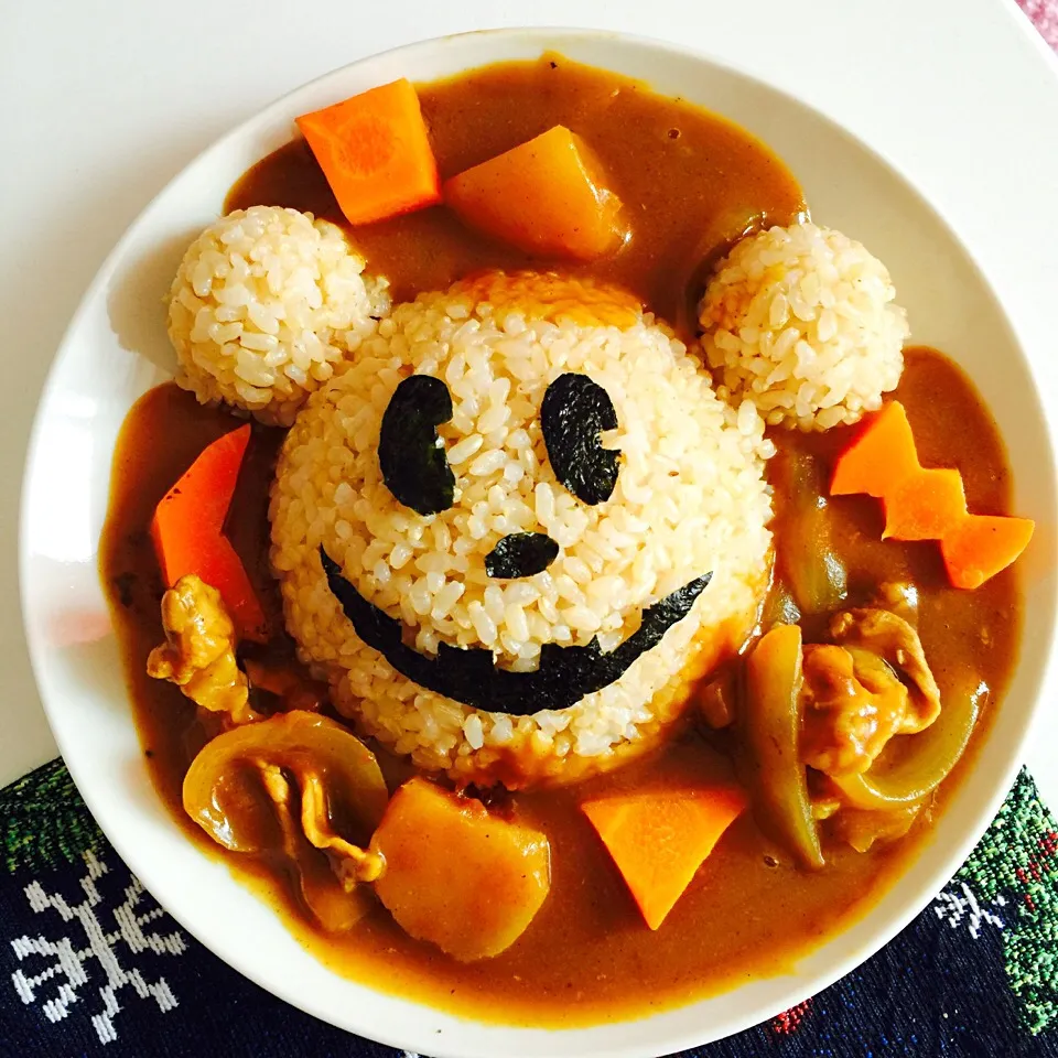 バーモントカレーでハロウィン🎃♡|きしめい⋈*.。さん