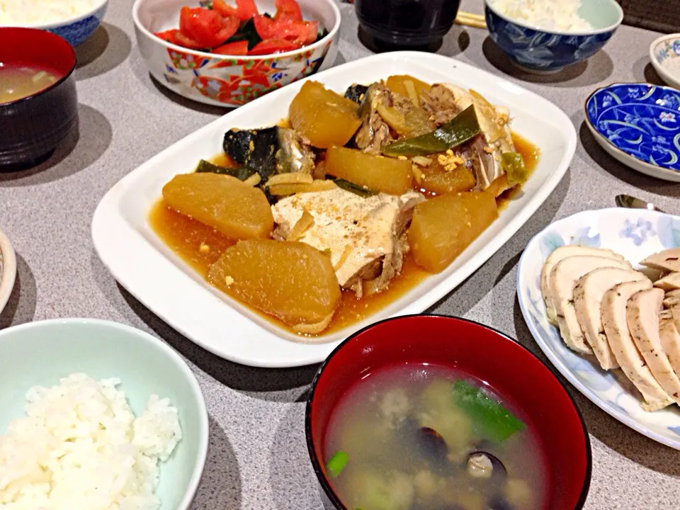 Today's dinner ブリカマ大根☆♪|viviさん