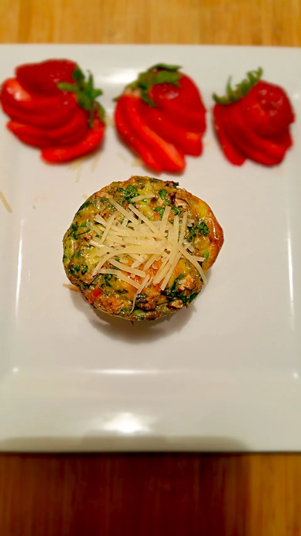 mushroom spinach and onion fritata|Jeremy Raneyさん