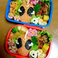 Snapdishの料理写真:仮面ライダーゴースト！お弁当！|keikoさん