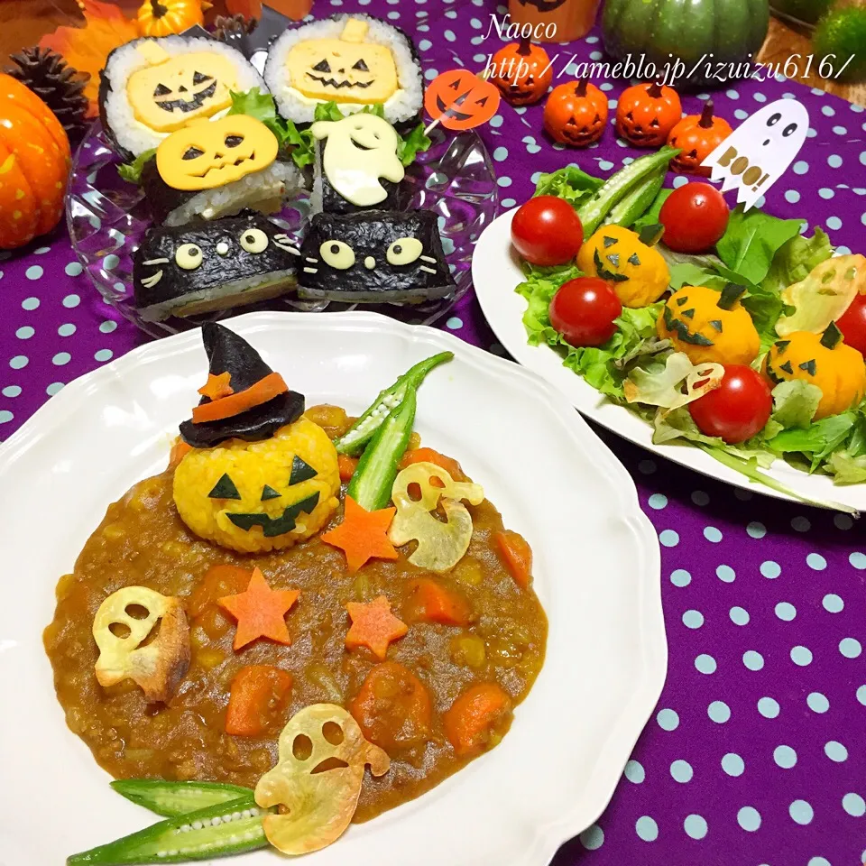 Snapdishの料理写真:🎃おうちハロウィンパーティ🎃|naocoisaさん