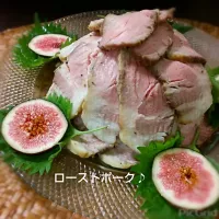 Snapdishの料理写真:低温で、ローストポーク♪